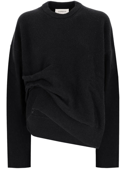 Ruched-Detailing Jumper