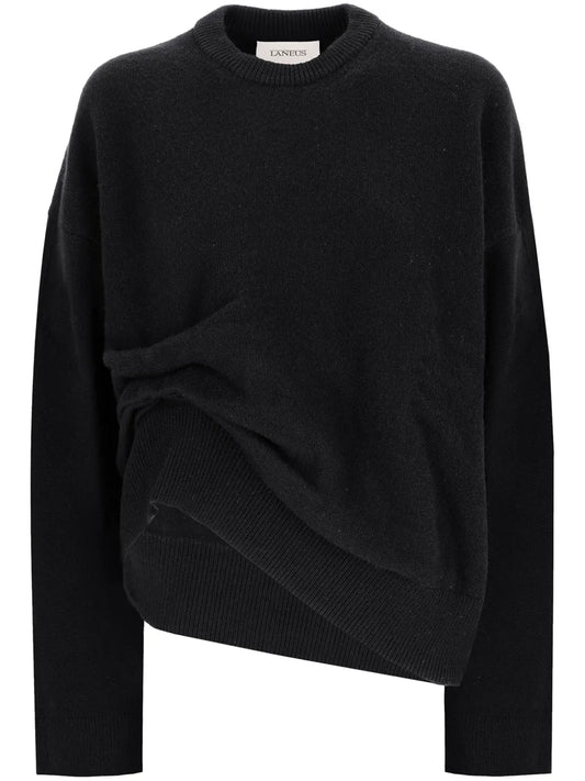 Ruched-Detailing Jumper