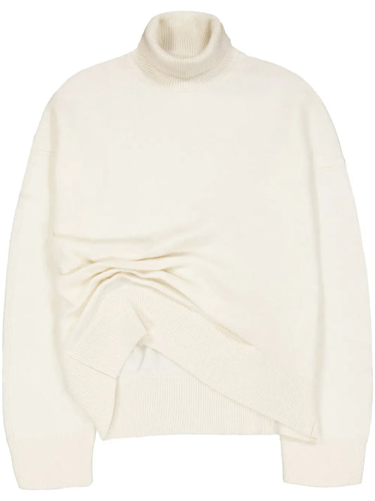 Ruched-Detailing Jumper