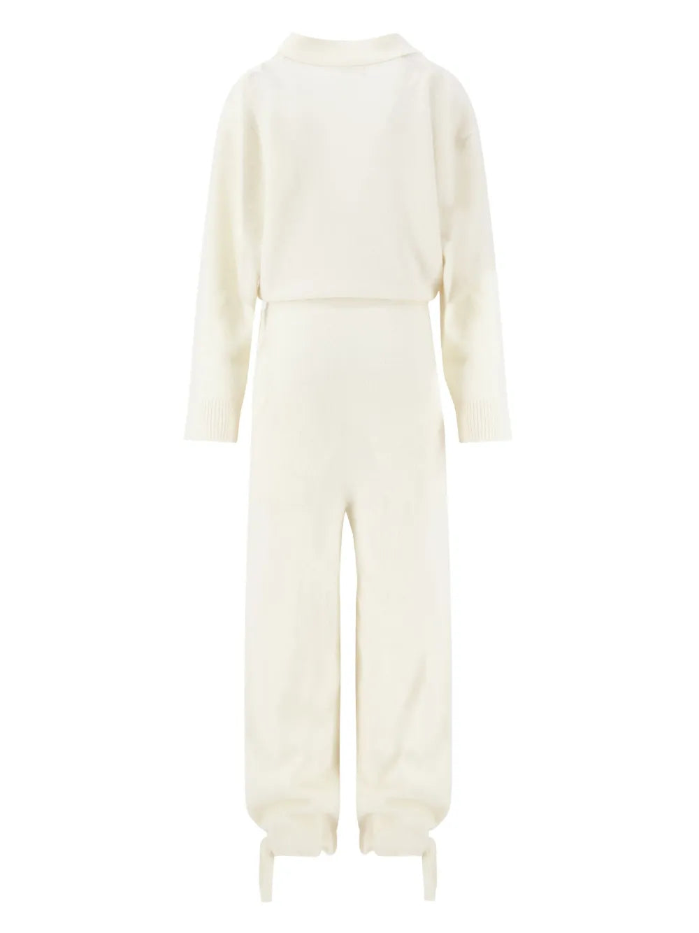 Button-Fastening Jumpsuit