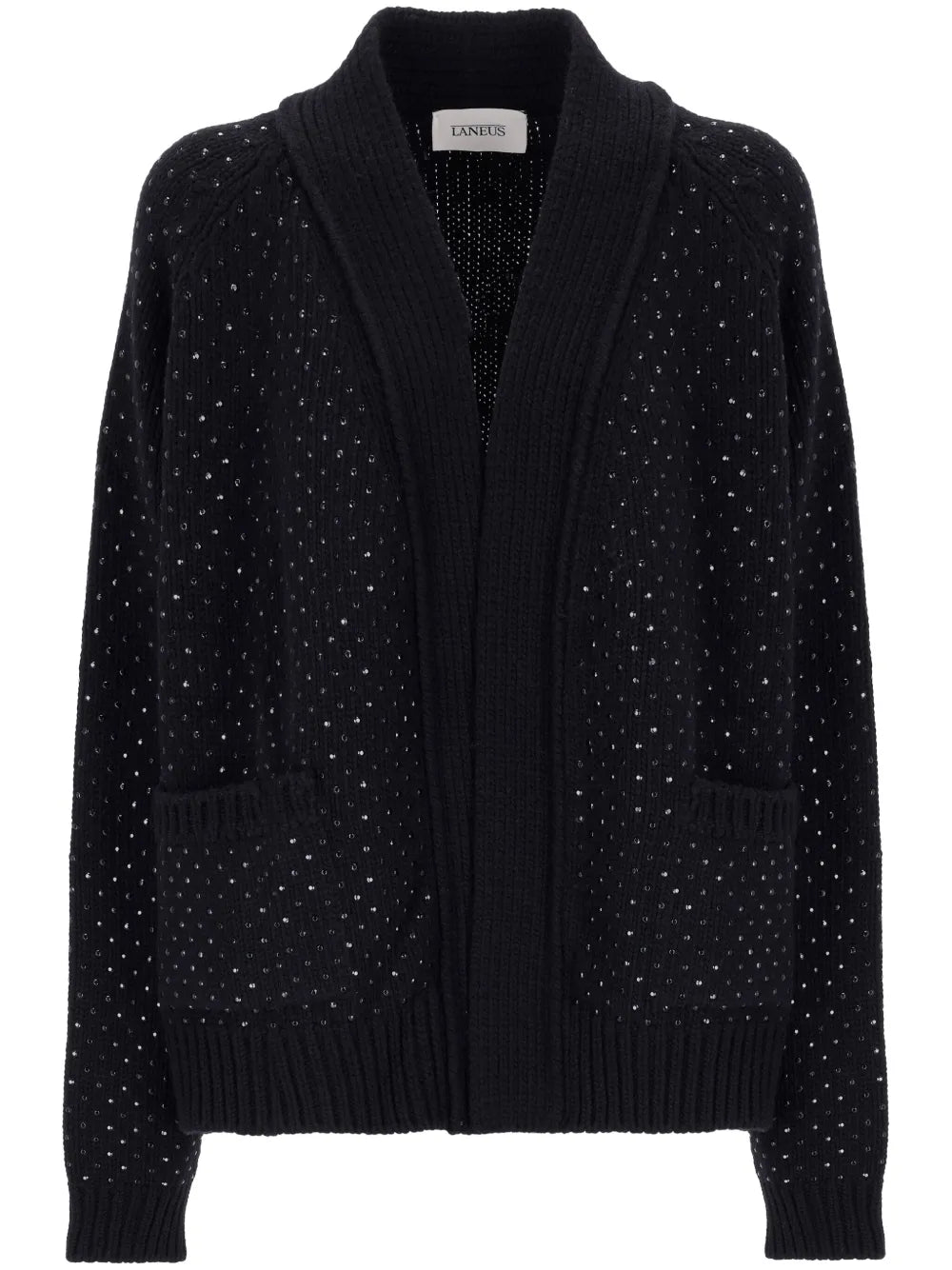 Rhinestone-Embellished Cardigan