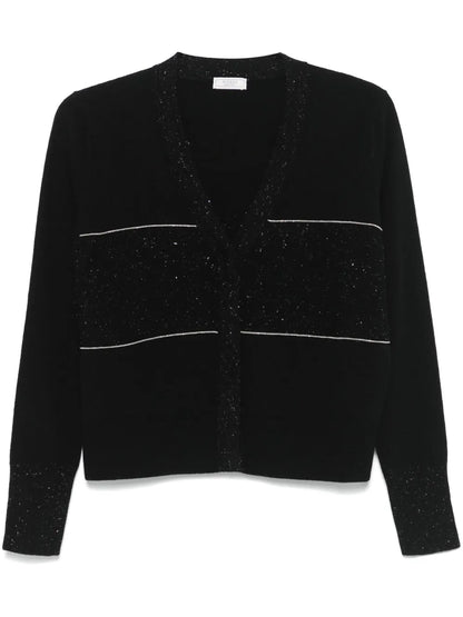 Punto Luce-Embellished Cardigan