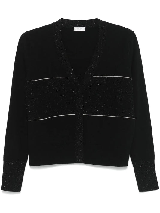 Punto Luce-Embellished Cardigan