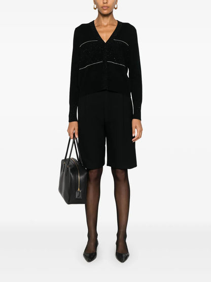 Punto Luce-Embellished Cardigan
