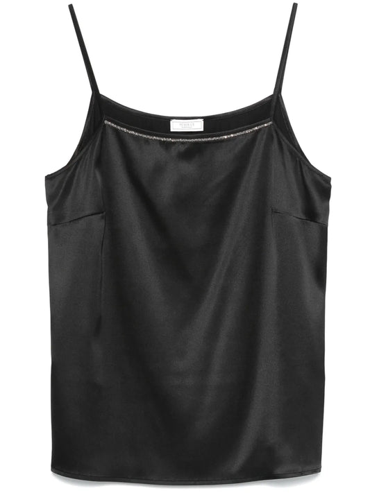 Beaded Trim Tank Top