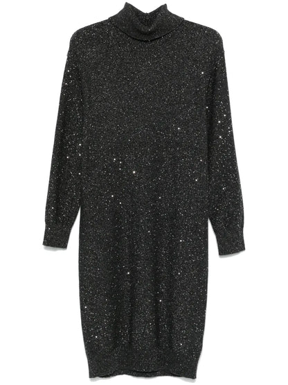 Sequinned Midi Dress