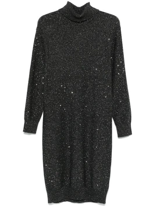 Sequinned Midi Dress