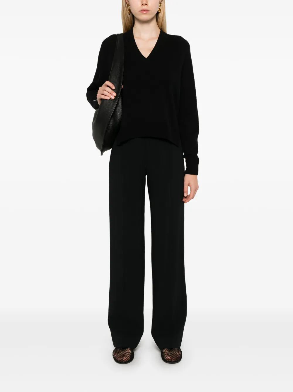 Ribbed-Knit Sweater