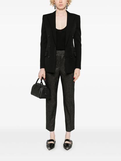 Lurex Tweed Trousers