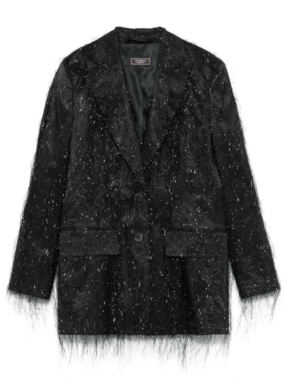 Lurex Single-Breasted Blazer