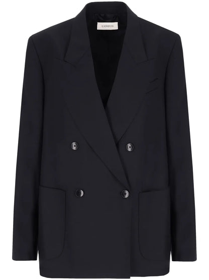Wool Double-Breasted Blazer