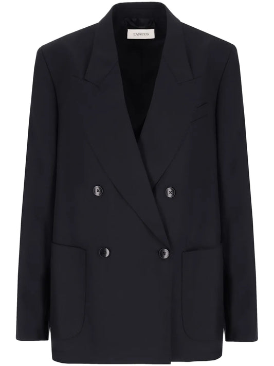 Wool Double-Breasted Blazer