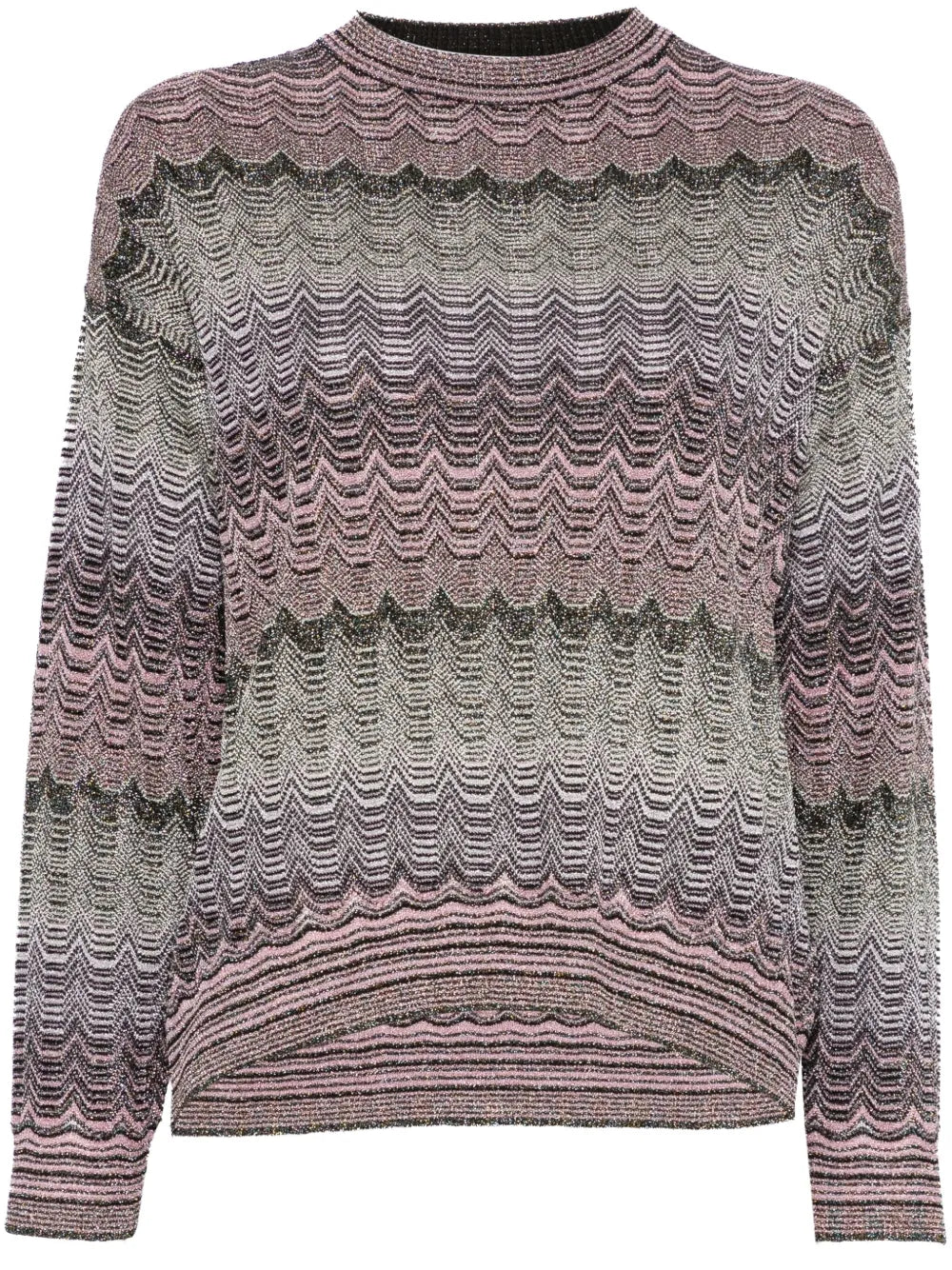 Zigzag-Woven Sweater