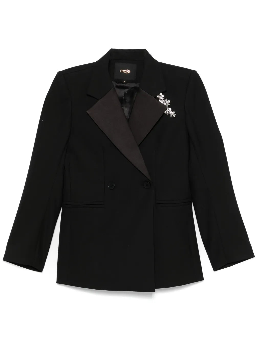 Crystal-Embellished Blazer