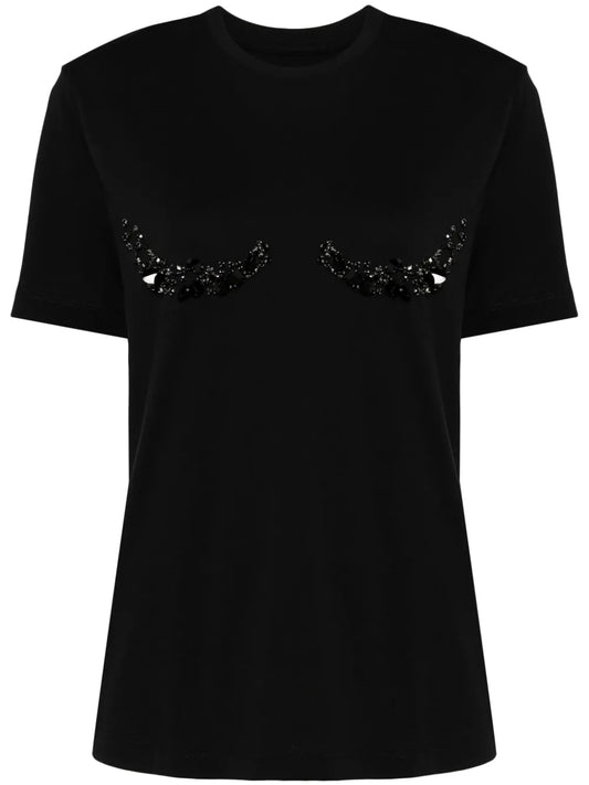 Crystal-Embellished T-Shirt