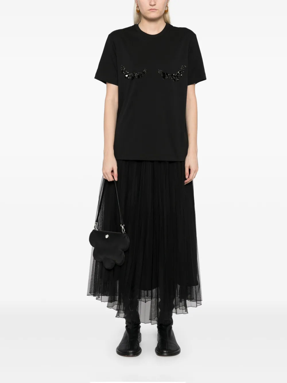 Crystal-Embellished T-Shirt