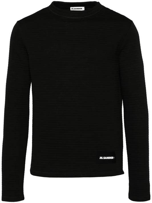 + Texture Long-Sleeves T-Shirt