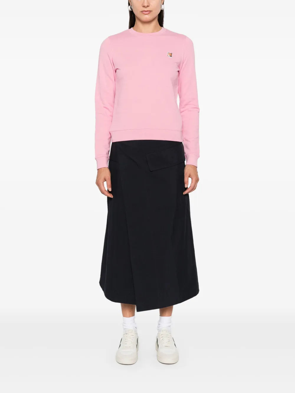 Fox Head-Patch Sweatshirt