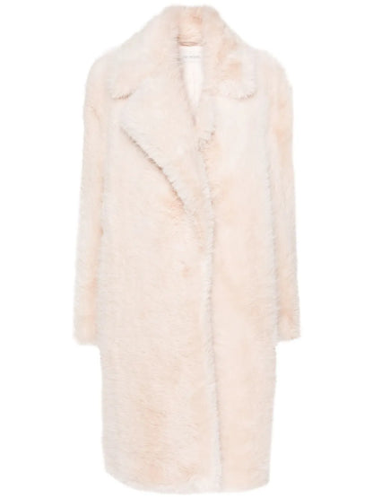 Faux-Fur Midi Coat