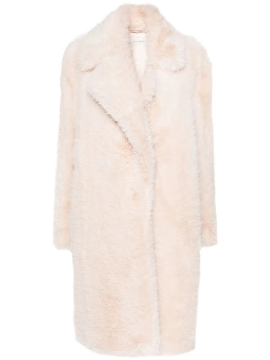 Faux-Fur Midi Coat