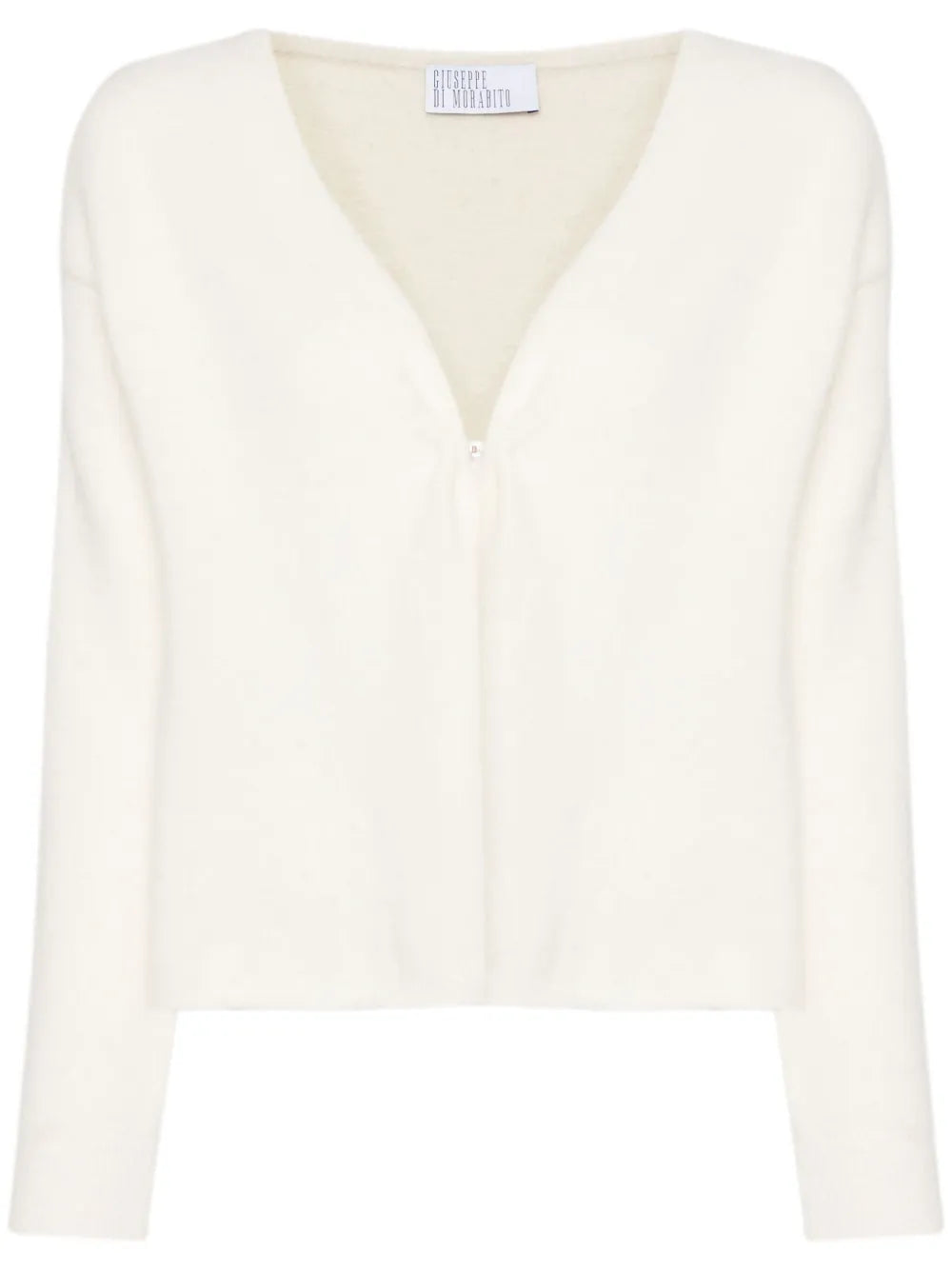 Brooch-Detail Cardigan
