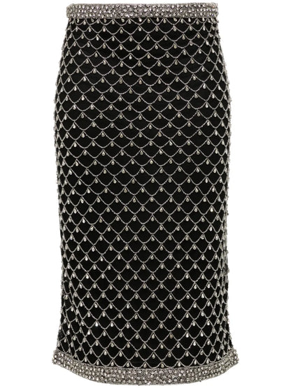 Crystal-Embellished Skirt