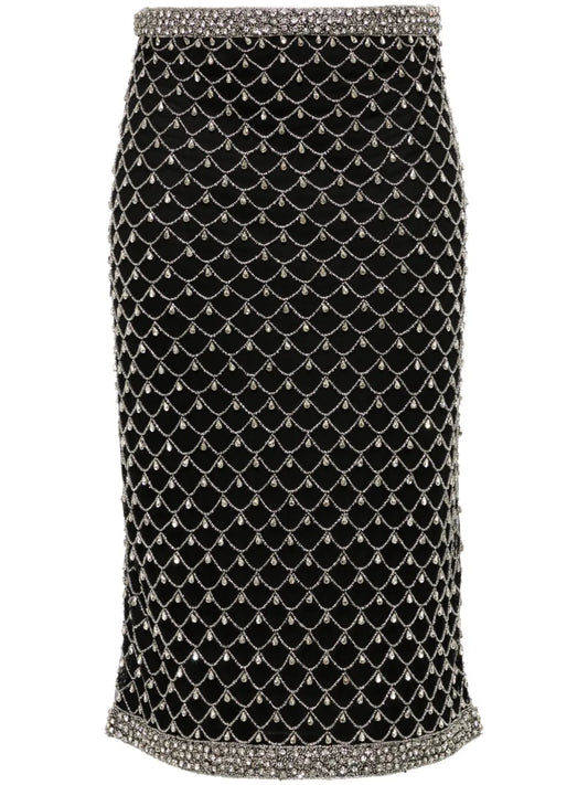 Crystal-Embellished Skirt