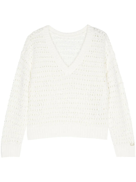Open Knit Top