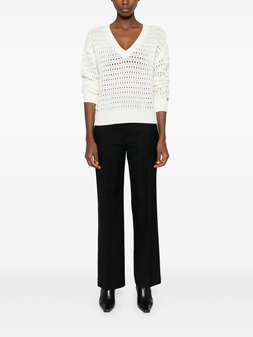 Open Knit Top