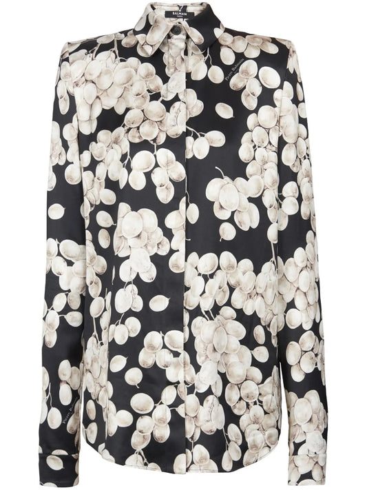 Raisin-Print Shirt