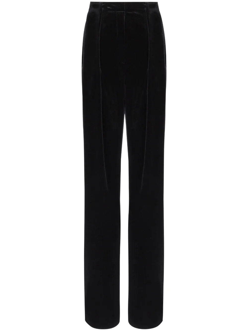 Pleated Velvet Trousers