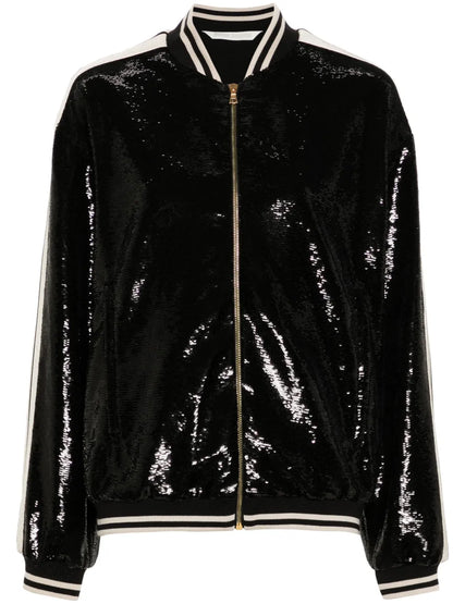 Sequinned Bomber Jacket