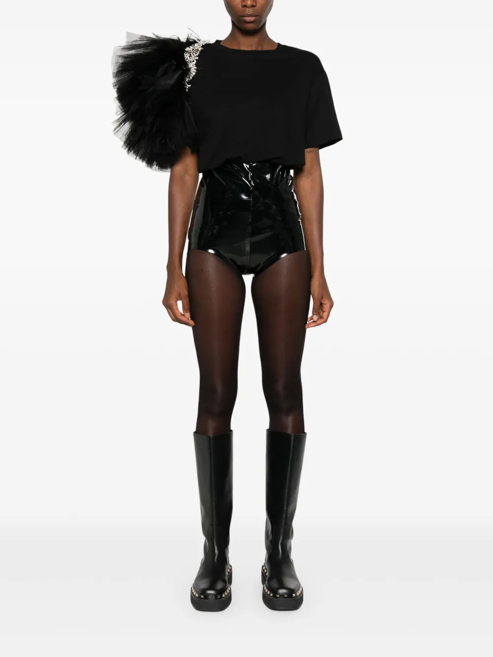 Crystal-Embellished T-Shirt