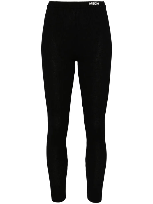 Logo-Waistband Leggings
