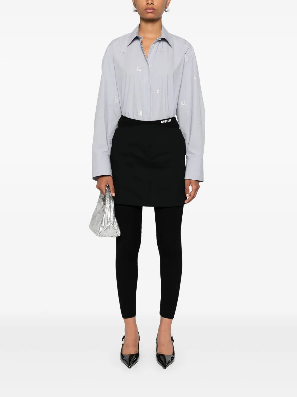 Logo-Waistband Leggings