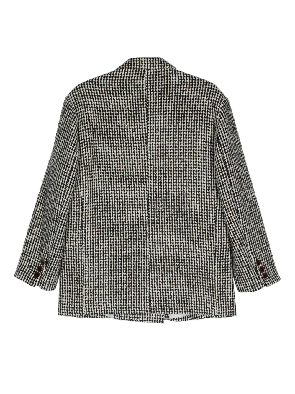 Houndstooth-Pattern Coat