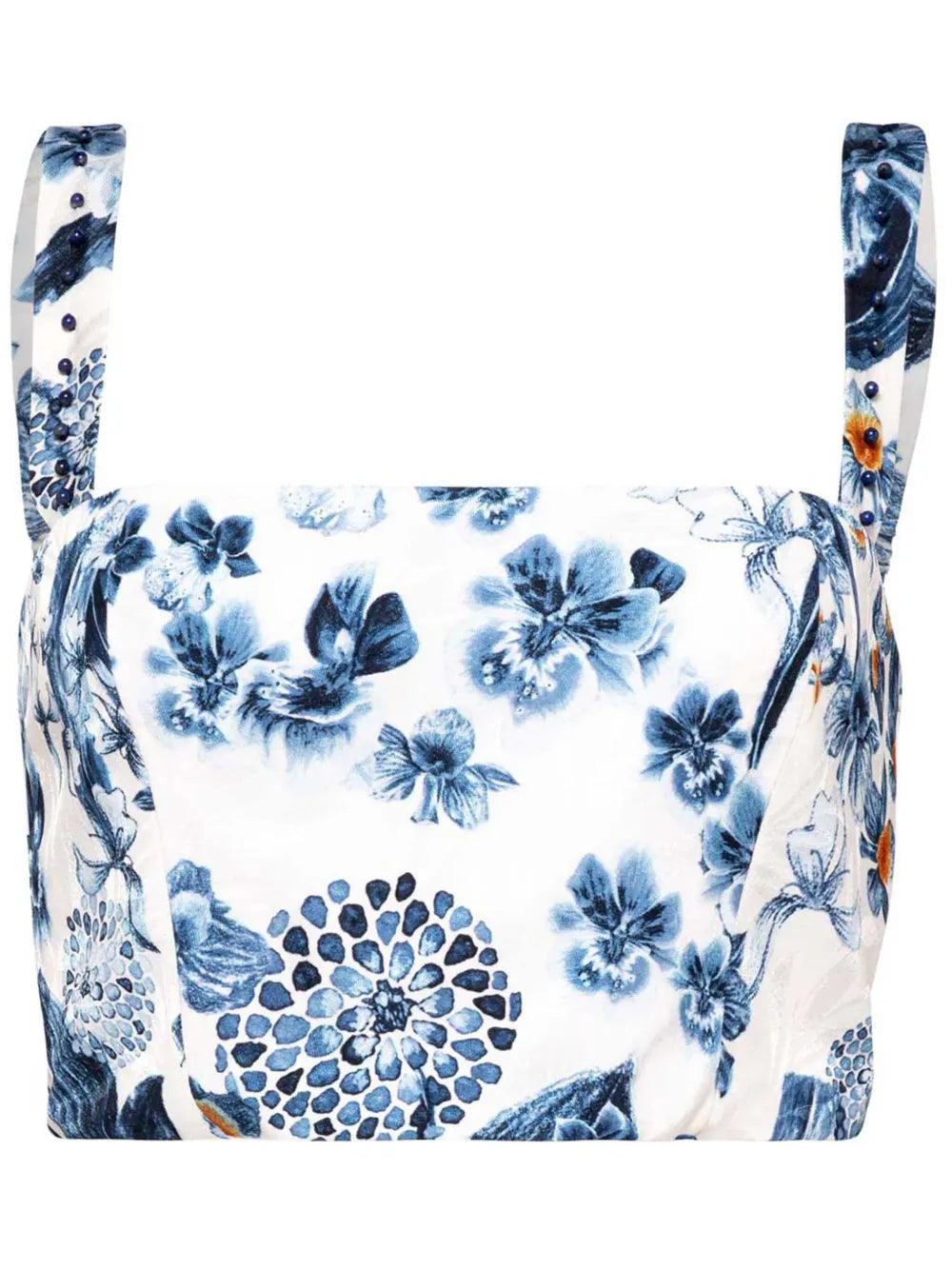 Cacao Petalo Cropped Top