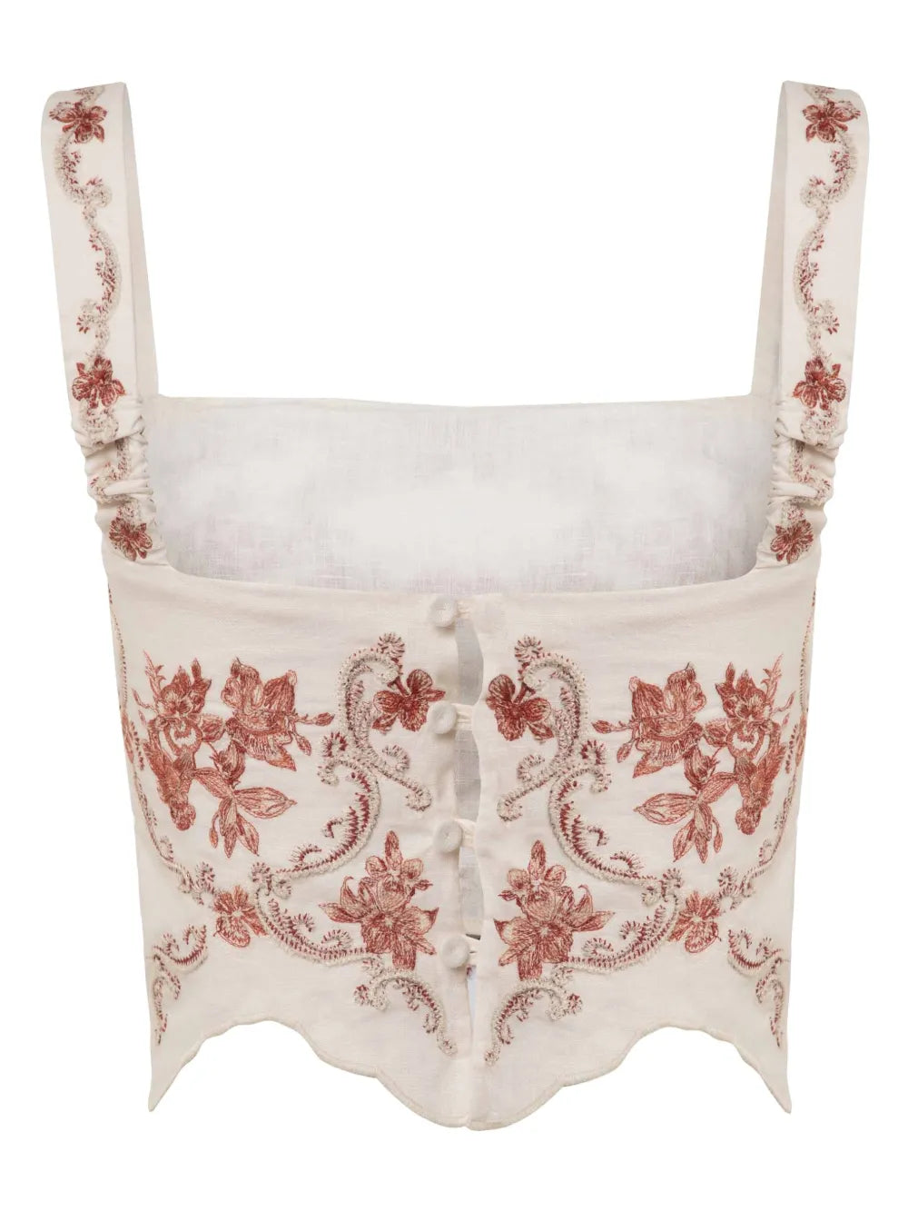 Luciana Florero Cropped Top