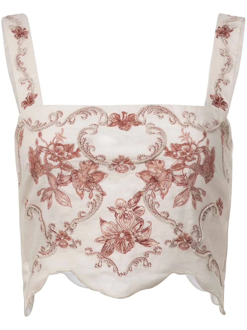 Luciana Florero Cropped Top