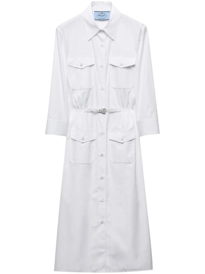 Poplin Shirt Dress