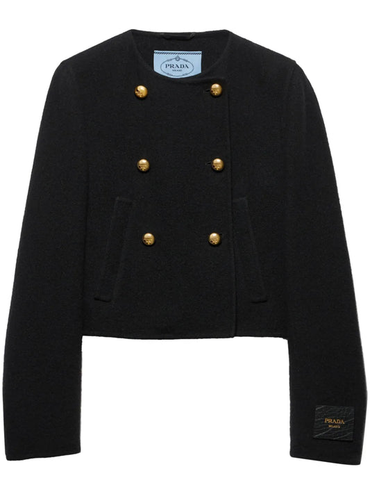 Double-Breasted Twill Jacket