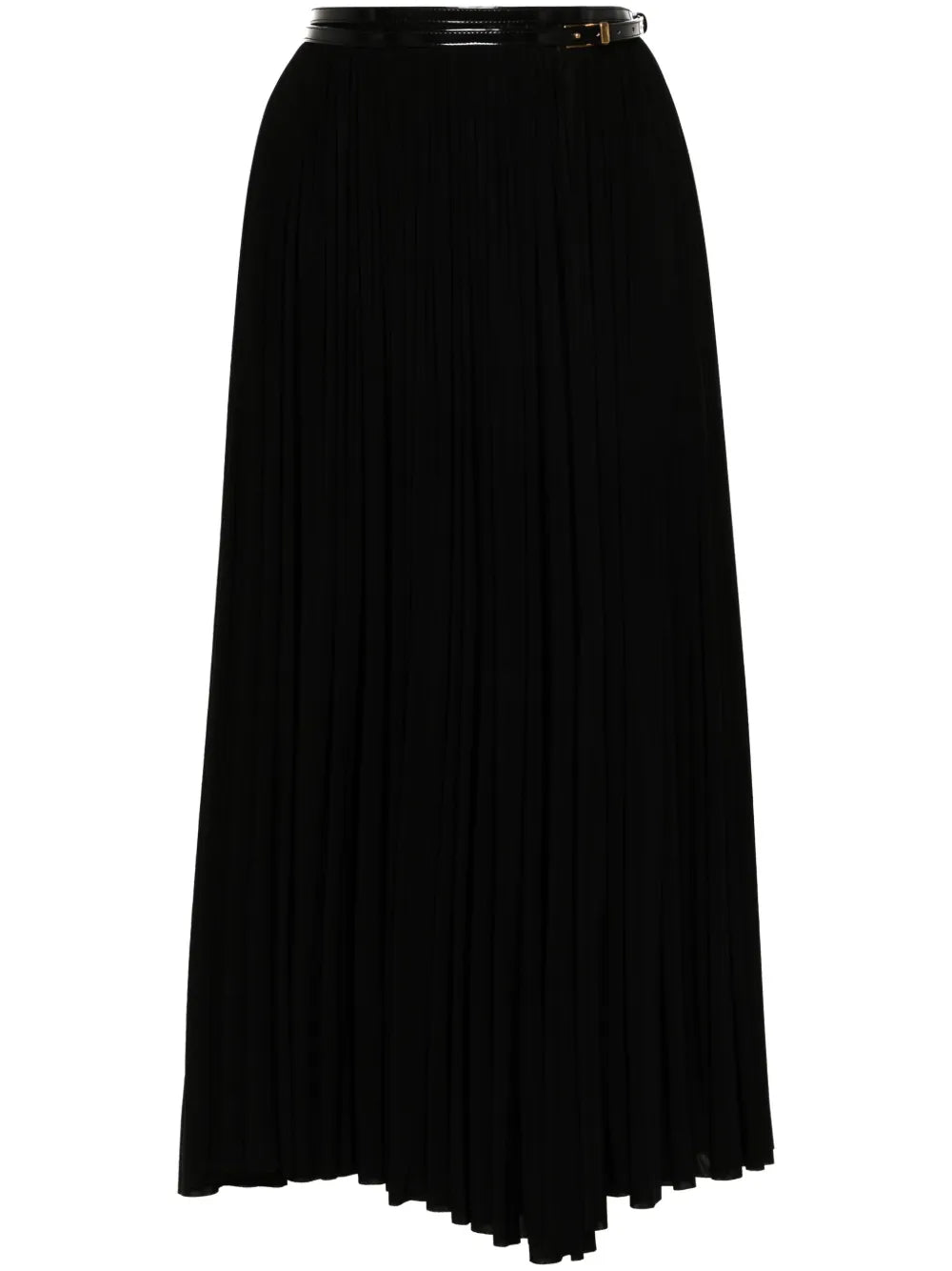 Pleated Midi Skirt