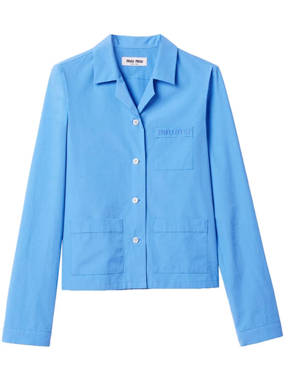 Shirt L/S Button Up Multi Pocket Cotton