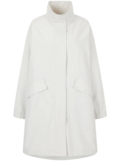 High-Neck Parka Coat
