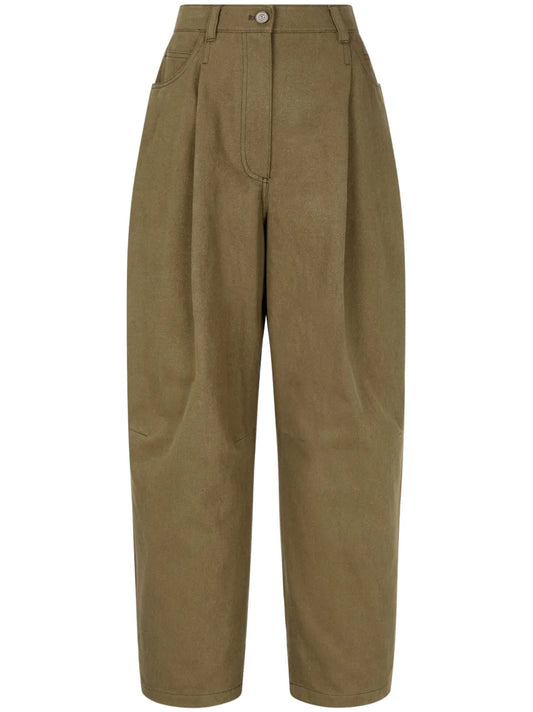 Twill Cotton Trousers