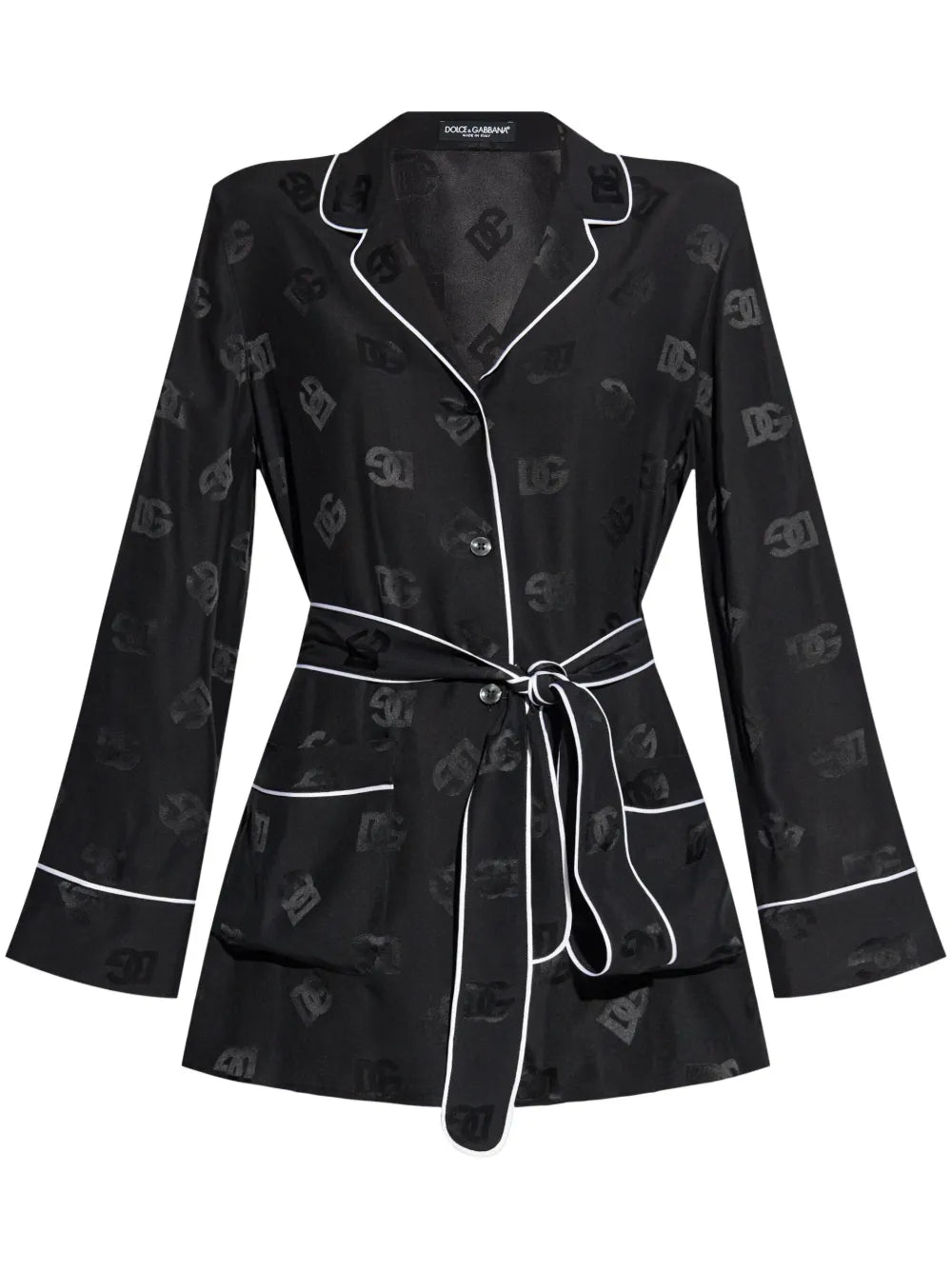 Satin Jacquard Shirt