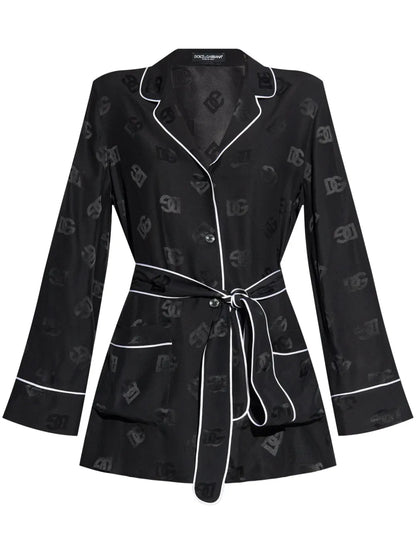 Satin Jacquard Shirt