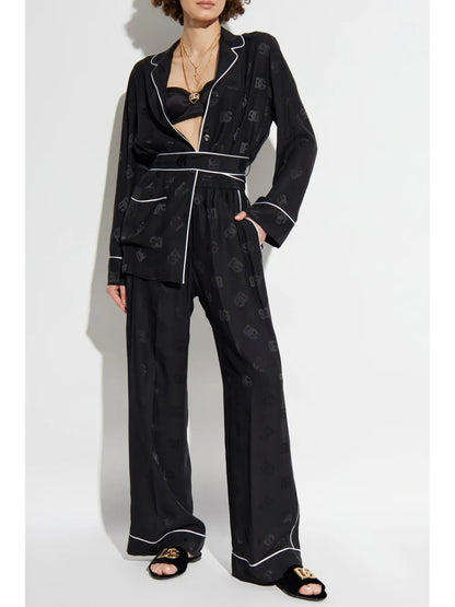 Satin Jacquard Shirt