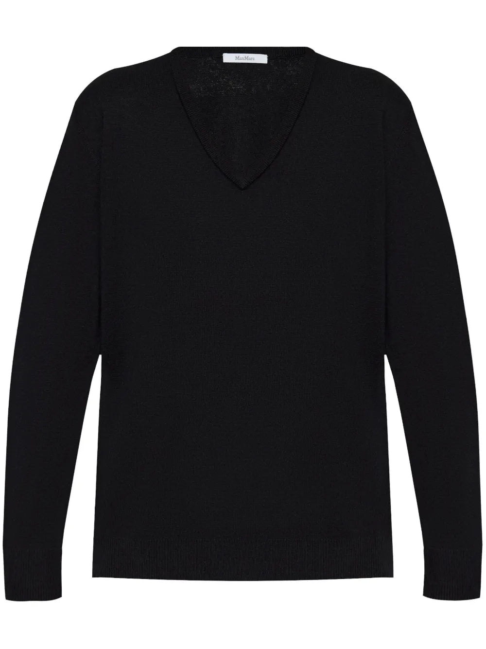 V-Neck Wool Knit Top