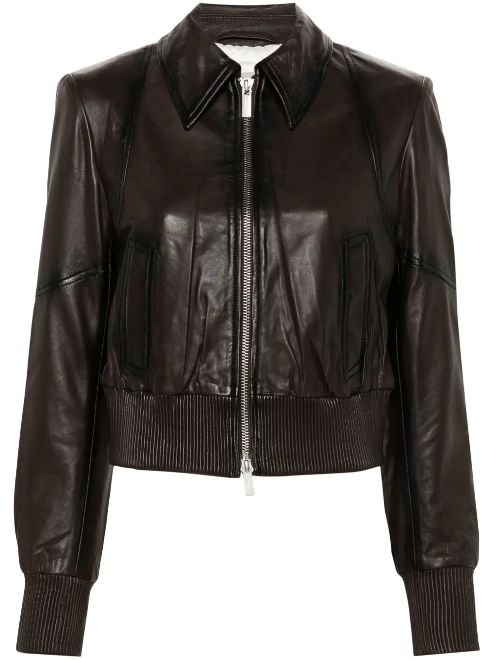 Cropped Bomber Jacket